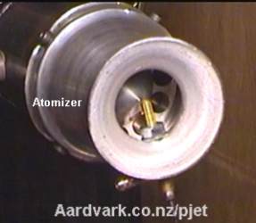 Aspirated PJ8 with atomizer