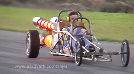 Pulse jet dragster