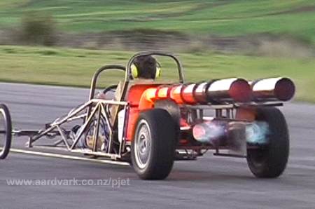 Pulsejet dragster