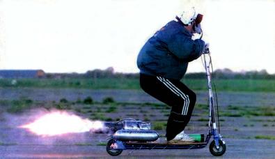 Jet powered scooter