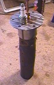 spark plug, mounting flange